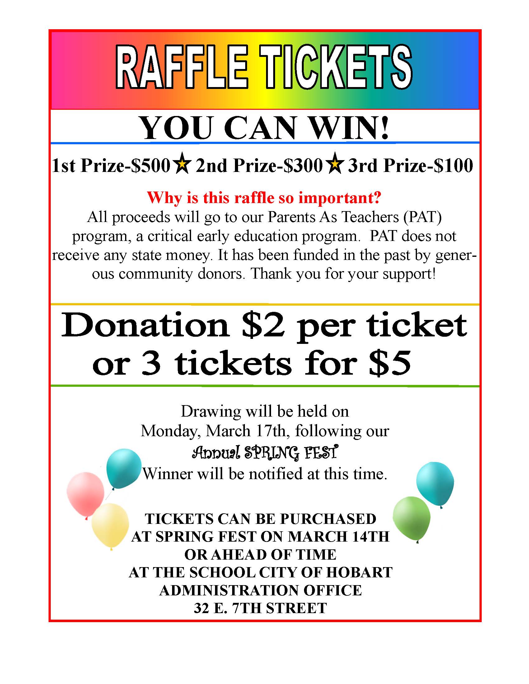 spring-fest-raffle-tickets-available-now